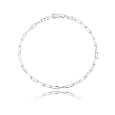 PULSEIRA ELOS POR ELOS MASCULINA EM PRATA 925