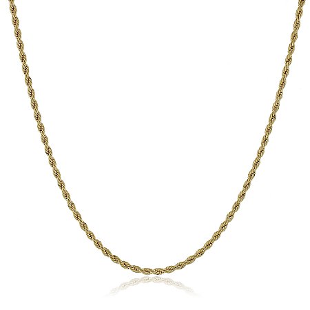 Corrente folheada a ouro 18k 40cm
