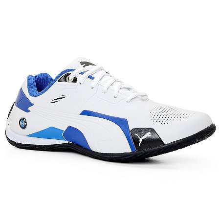 Tênis Puma Bmw MotorSport Masculino Branco Azul - I-Run Shoes | Sports