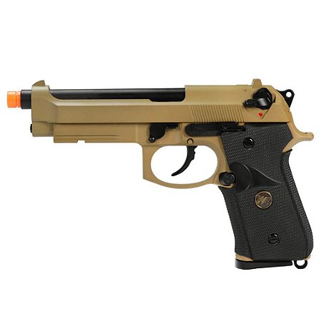 Pistola Airsoft M9A1 Tan WE GBB 6mm - Full Metal