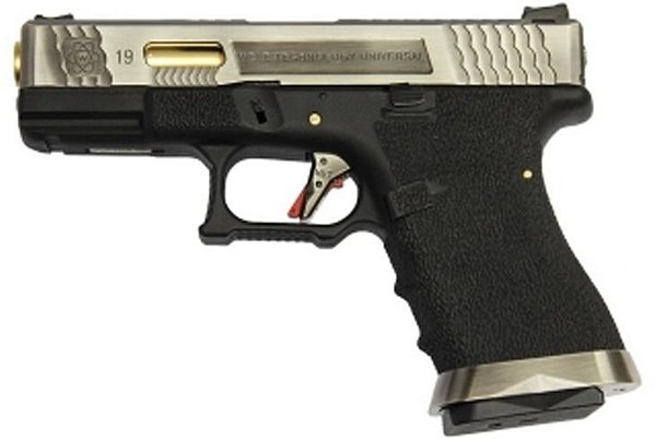 Pistola Airsoft Glock G19 T3 WE GBB 6mm