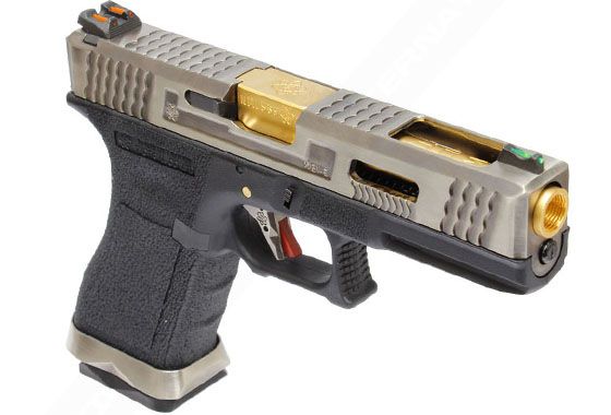 Pistola Airsoft Glock G17 T3 We GBB 6mm