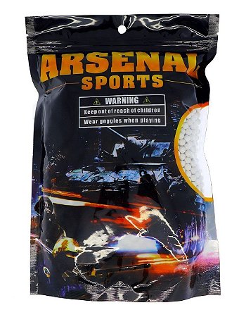 Esferas Arsenal BBs 6mm 0,28 gramas - 3.500 unidades