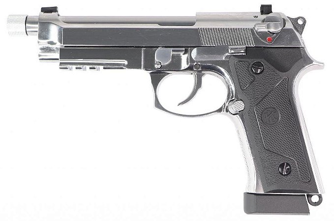 Pistola Airgun Beretta KL92A3 Silver KLI Co2 4,5mm - Full Metal
