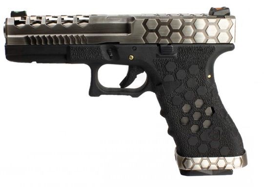 Pistola Airsoft Glock 17 VX Hex Dual Tone Armorer Works GBB 6mm
