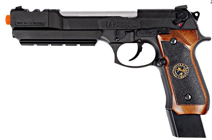 Pistola Airsoft M92 WE BioHazard Extended Brown GBB 6mm