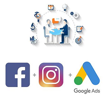 PACOTE 4 – Consultoria + Configuração de Campanhas Facebook + Instagram + Google