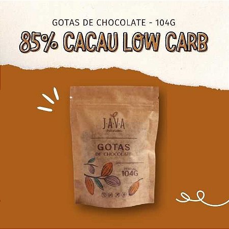 GOTAS chocolate 85% cacau XILITOL - PRIMITIVO - 104 g