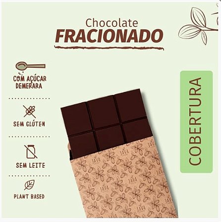 CHOCOLATE FRACIONADO 25% CACAU AÇÚCAR DEMERARA - 5Kg