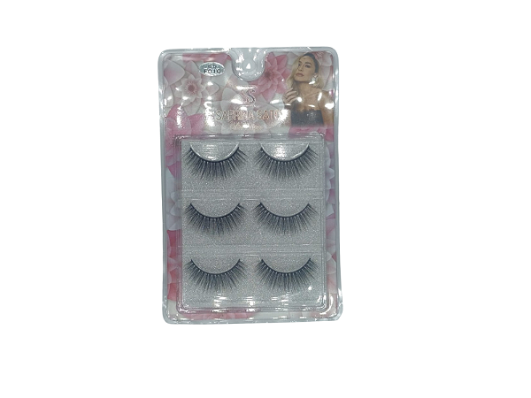 Kit Cílios c/ 3 Pares Sabrina Sato SP-3051