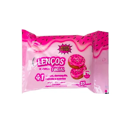 Lenço Demaquilante Donuts Super Poderes