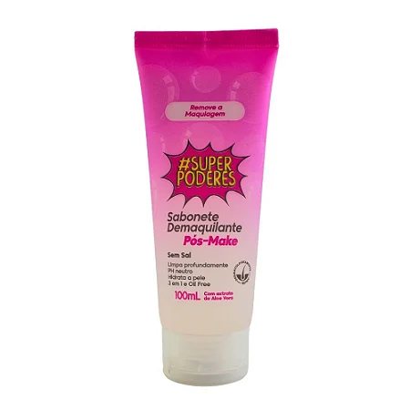 Sabonete Demaquilante Pós Make 100ml Super Poderes