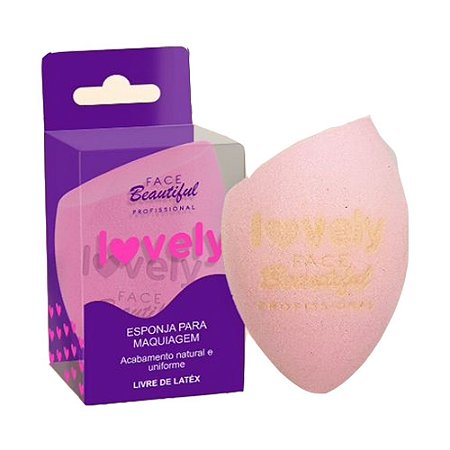 Esponja para Maquiagem Lovely Face Beautiful