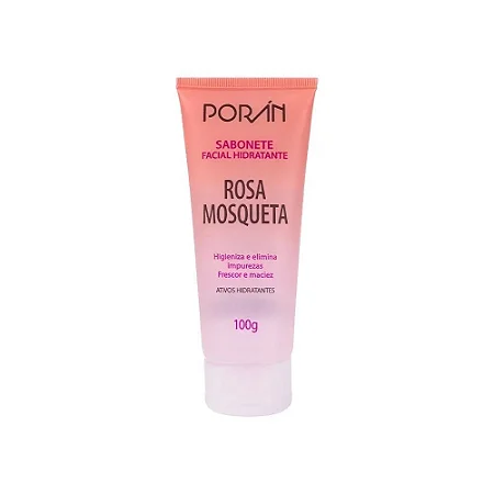 Sabonete Hidratante Facial Rosa Mosqueta Poran 100g