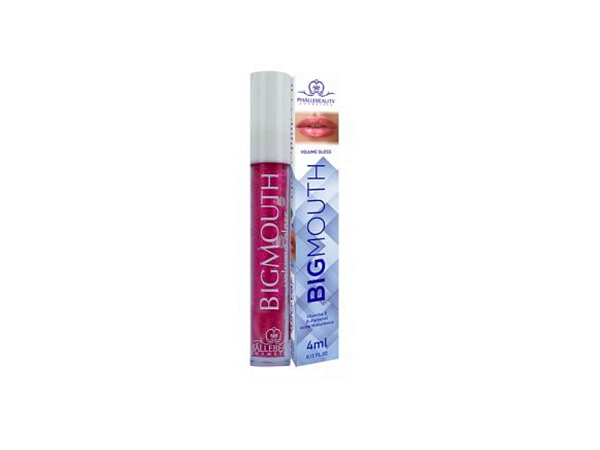 Gloss Labial Volume Bigmouth Phallebeauty - Pink Glow