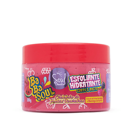 Esfoliante Hidratante Corporal Frutas Vermelhas - Babasoul 250g