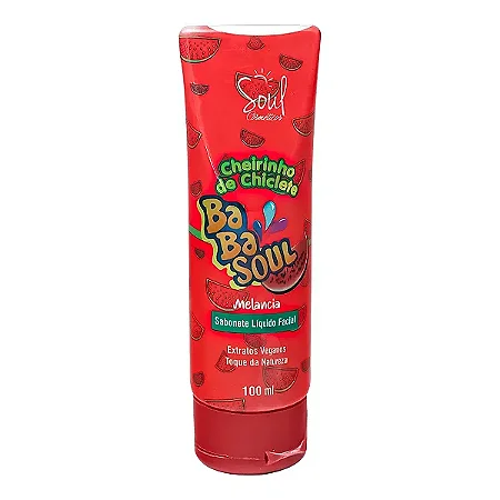 Sabonete Líquido Facial BabaSoul Melancia 100ml