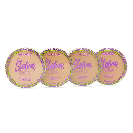 Pó Compacto Miss Rose Selva Neon - Grupo A