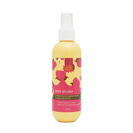 Body Splash Super Poderes - Manga Rosa e Agua de Côco 200ml