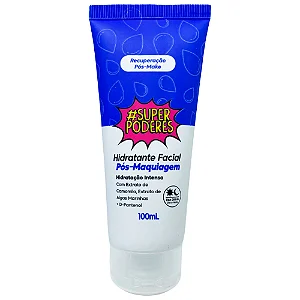 Creme Hidratante Facial Pós Maquiagem 100ml Super Poderes