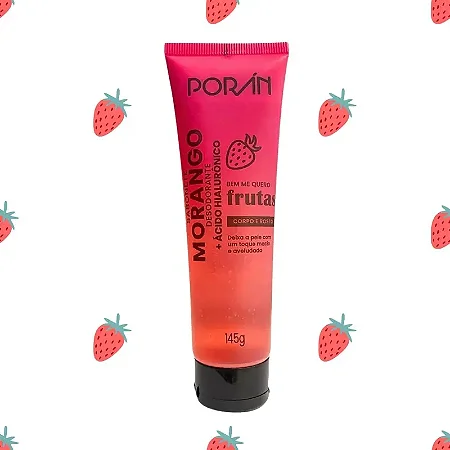 Sabonete Morango Corpo e Rosto - Poran 145g