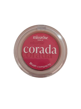 Blush Compacto Corada Cor 02 - Miss Rôse