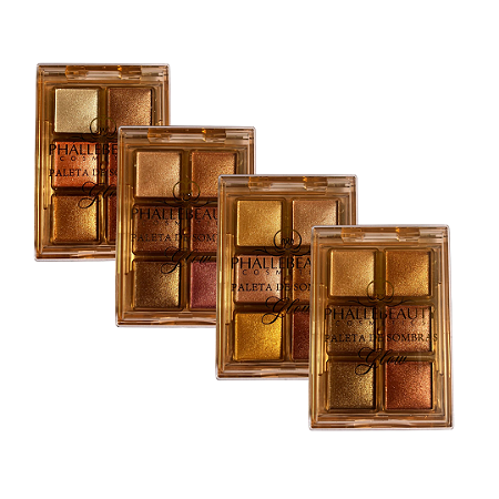Paleta de Sombras Gold Phallebeauty PH9004