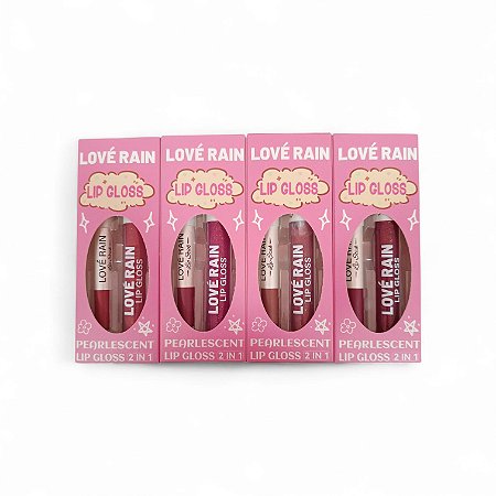 Lip Gloss + Lapis Contorno Labial Pearlescent - Lové Rain - LR1030