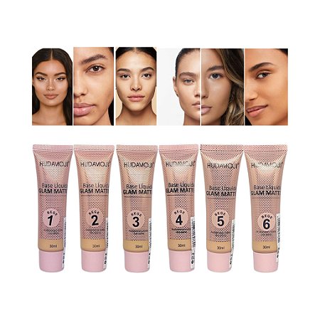 Base Líquida Glam Matte - Hudamoji F-173