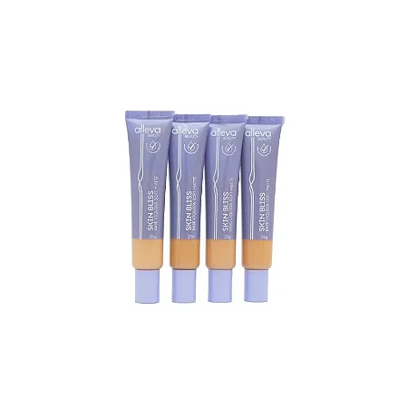 Base Líquida Soft Matte Skin Bliss - Alleva Beauty - Grupo B