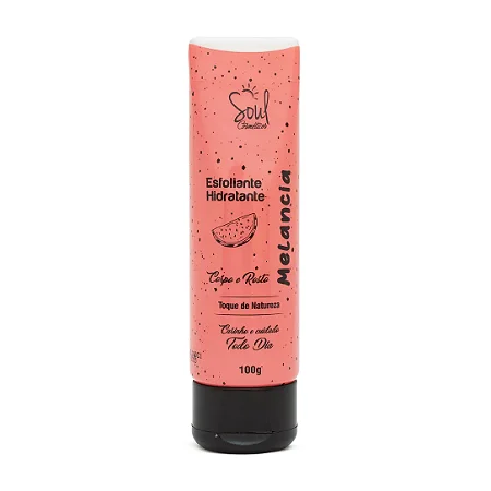 Hidratante Esfoliante Corpo e Rosto Soul - Melancia 100g