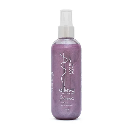 Body Splash Shimmer Love Mist - Alleva 200ml
