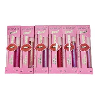 LIP GLOSS + LAPIS LABIAL HUDAMOJI - SS-027B