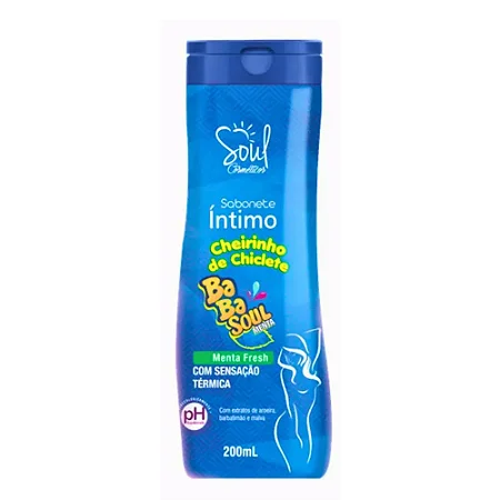 Sabonete Íntimo Babasoul Cheirinho de Chiclete - Menta