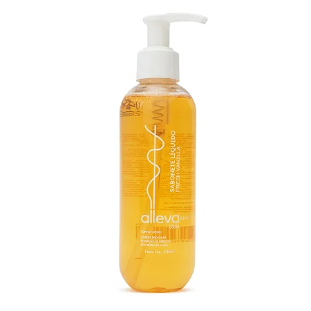 Sabonete Líquido Corpo e Rosto Fresh Vanilla - Alleva