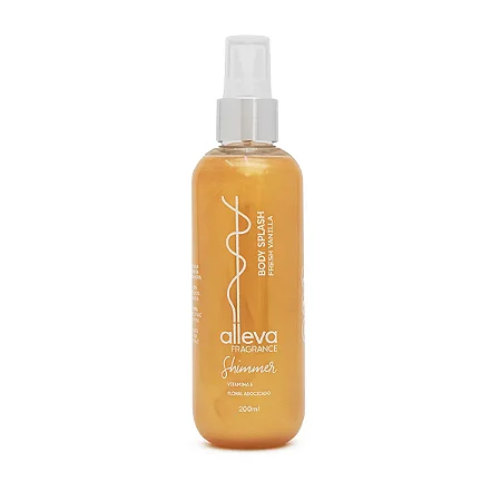 Body Splash Shimmer Vanilla - Alleva 200ml