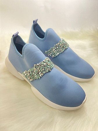 TÊNIS MELINA CACHAREL BLUE - Rafaella Rocca Calçados e Bolsas