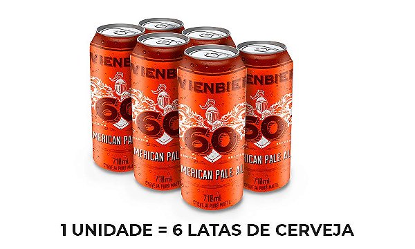 Cerveja Wienbier 60 APA - American Pale Ale 710ml - 6 unidades