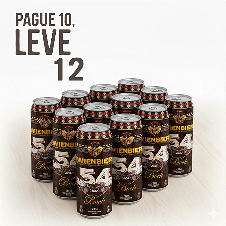Cerveja Wienbier 54 Bock 710ml - Compre 10 Leve 12!!!