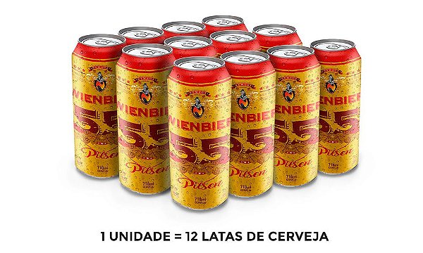 Cerveja Wienbier 55 Pilsen 710ml - 12 unidades