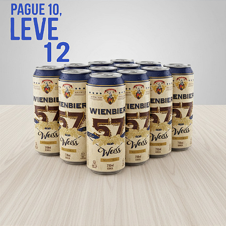 Cerveja Wienbier 57 Weiss 710ml - Compre 10 leve 12!!!