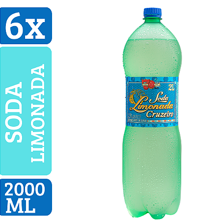 Kit Cruzeiro Soda Limonada Pet 2l - 6 unidades