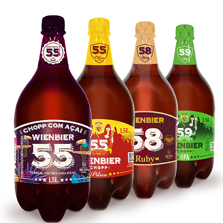 Kit degustação - Todos os Chopps Wienbier - 4 unidades