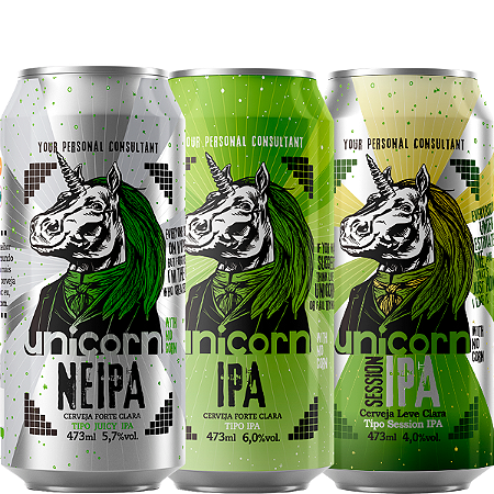 Kit degustação Unicorn 473ml