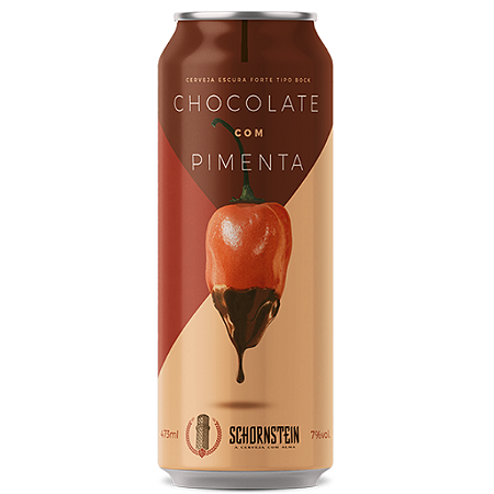 Cerveja Schornstein chocolate com pimenta 473ml