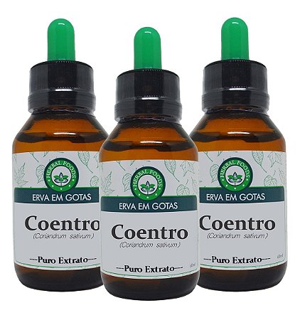 3 Extratos de Coentro - 60ml