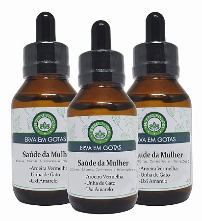 3 Extratos Compostos Saúde da Mulher - 60ml