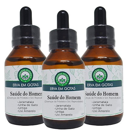 3 Extratos Compostos Saúde do Homem - 60ml