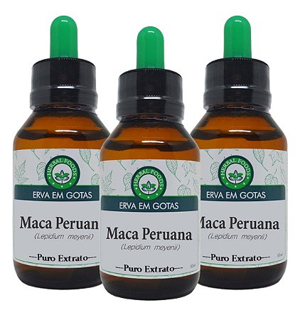 3 Extratos de Maca Peruana - 60ml