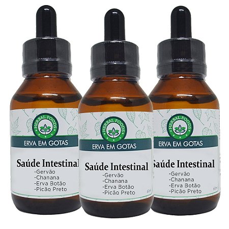 3 Extratos Compostos Saúde Intestinal -  60ml